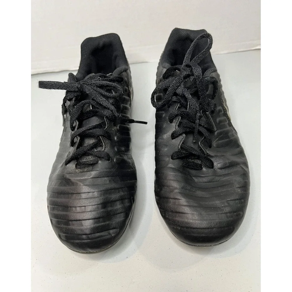 Nike Tiempo Legend 7 Kids‎ Soccer Cleats Black Gold Size 4